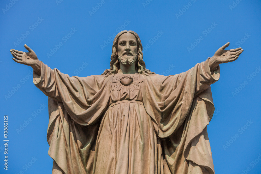 Outdoor Statue of Jesus
