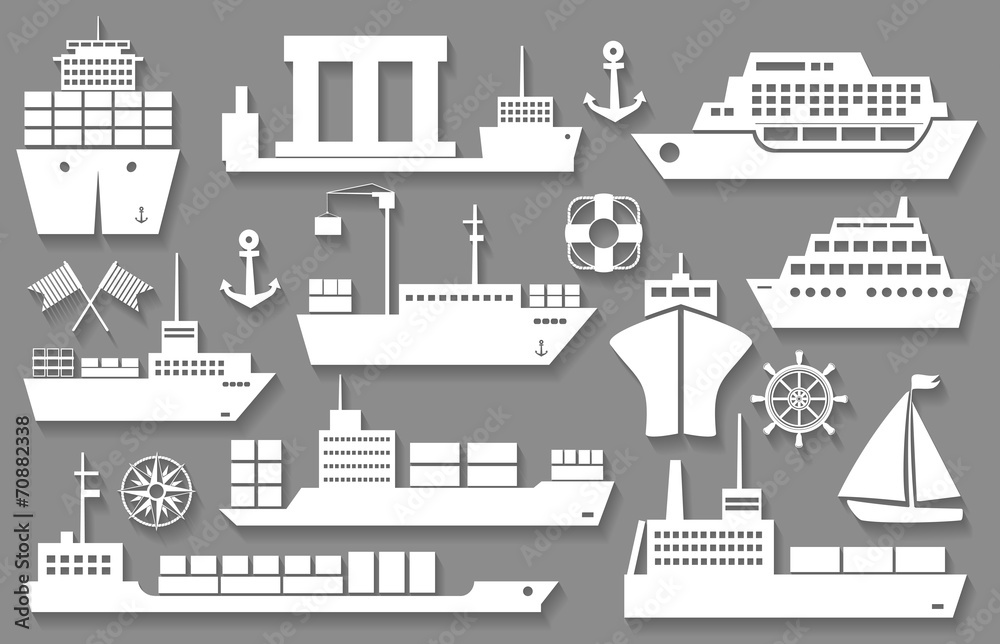 boat and ship icons