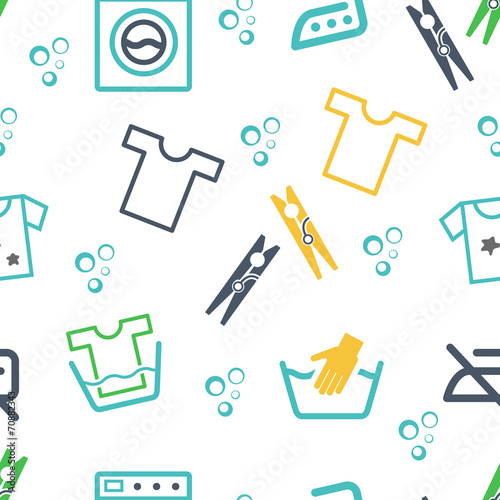 Various Laundry Themed Icons