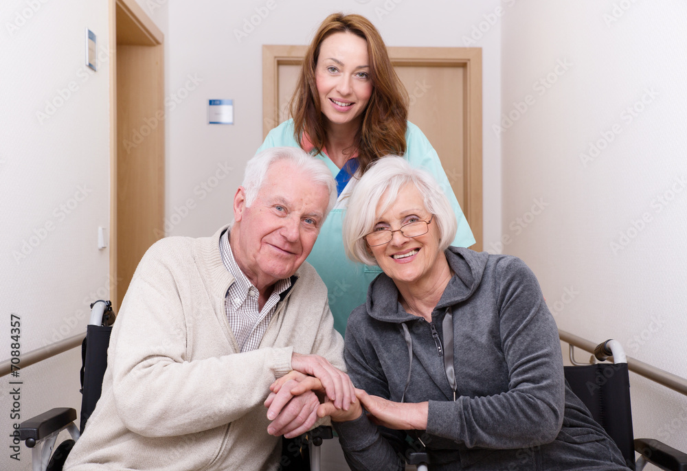 Obraz premium seniorenheim