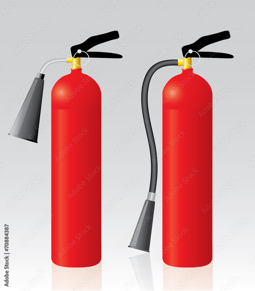 Obraz premium Chemical fire extinguishers