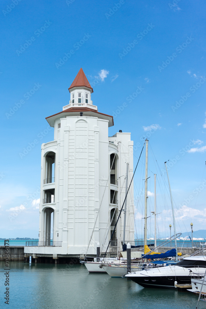 Straits Quay lighthouse
