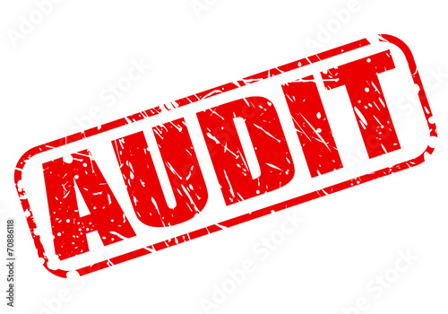Audit red stamp text
