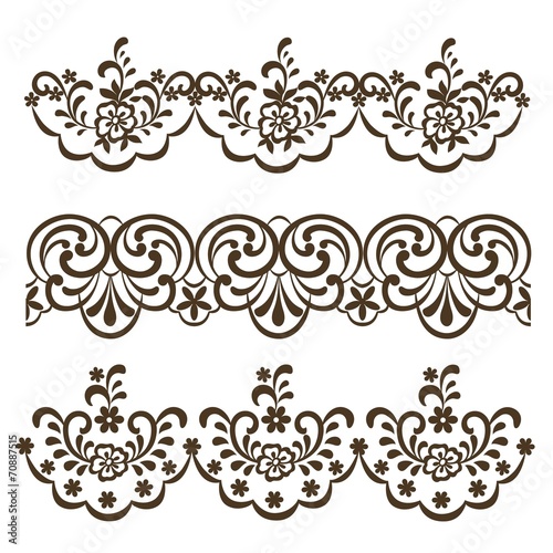 seamless lace abstract floral background