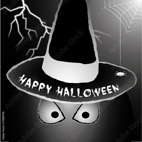 Fatome au chapeau Happy Halloween