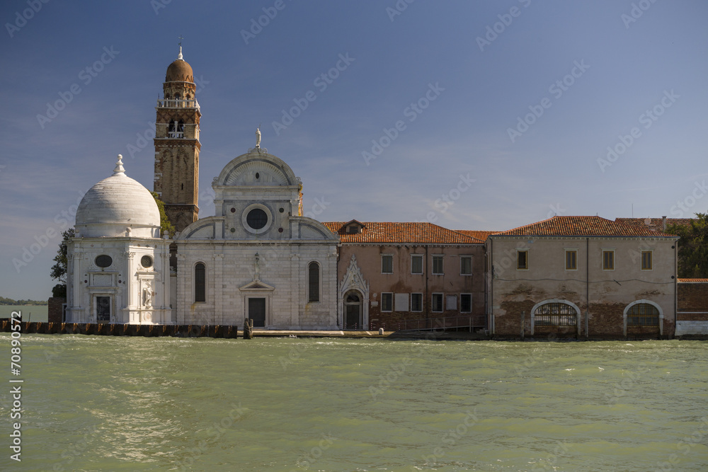 Traditional Monumental Buildings in Venice, Italy