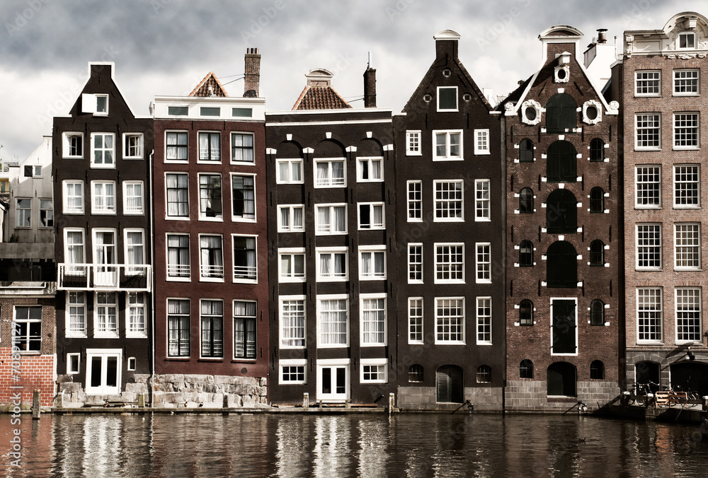 Amsterdam canal houses