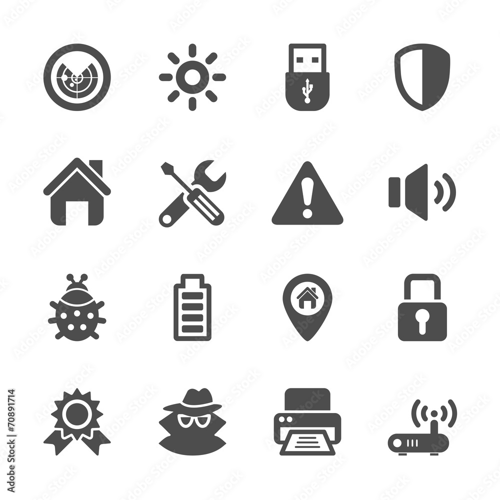 security icon set, vector eps10 security icon set, vector eps10