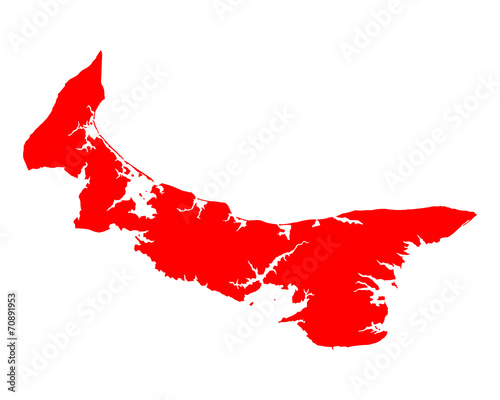 Karte von Prince Edward Island