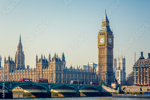 Big Ben and Houses of parliament, London