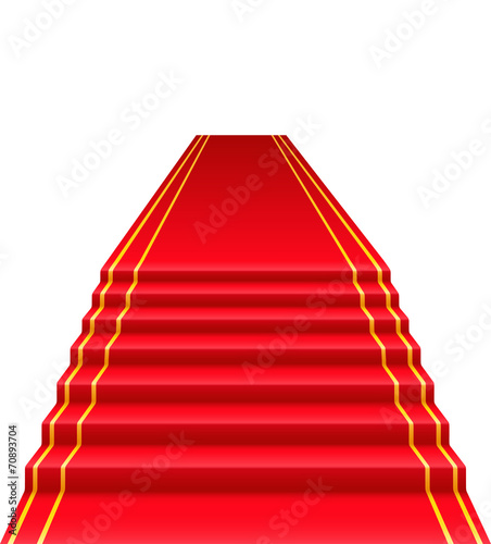 red carpet vector illustration