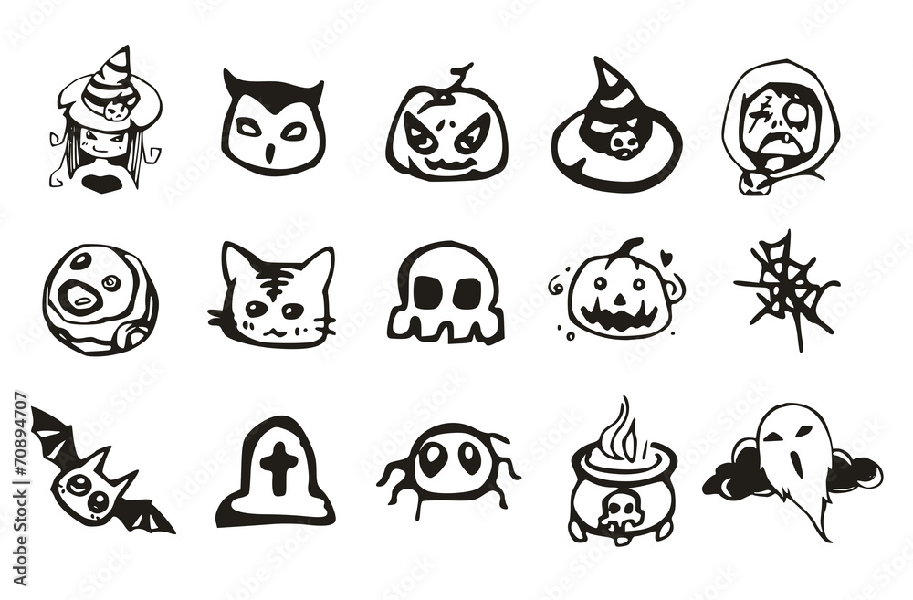 Halloween Drawing Set