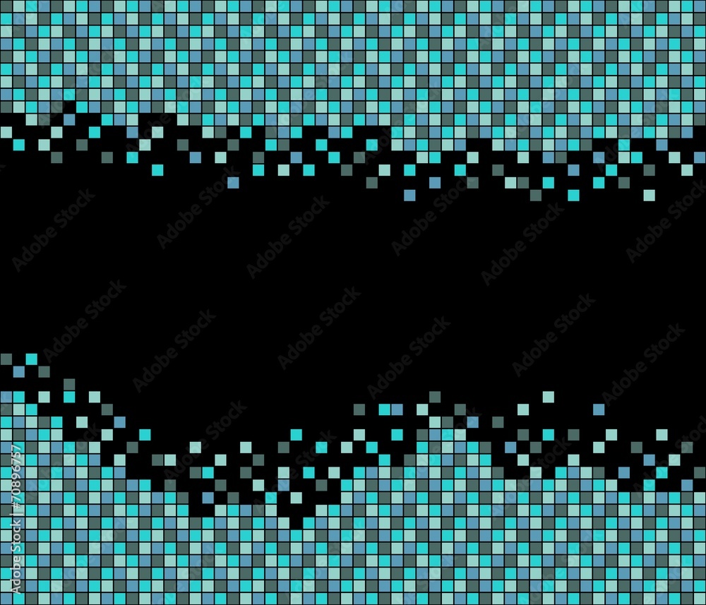 Hintergrund blau mit ungleichmäßiger freier Fläche für Text