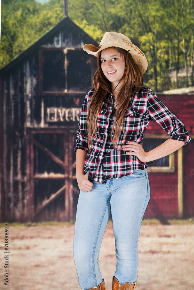 Pretty Teen cowgirl