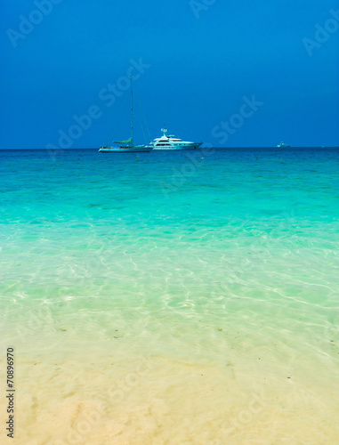 Caribbean Blue Lagoon Landscape