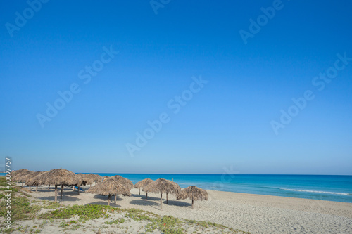 beautiful beach in Cuba