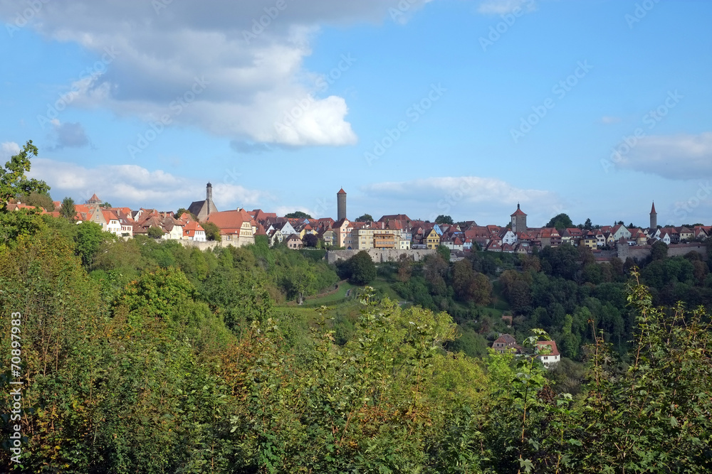 Altstadtpanorama von Rothenburg