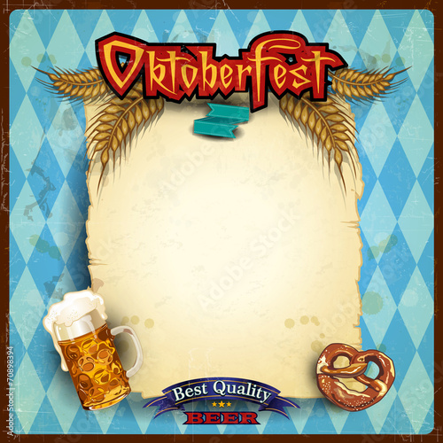 Scroll the menu Oktoberfest