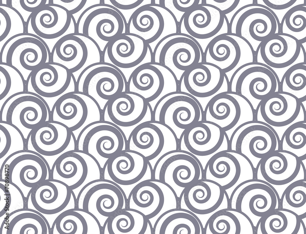 curve seamless pattern, vector endless texture