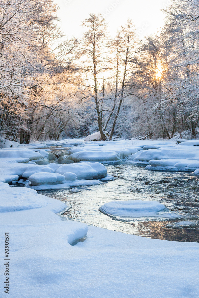 Obraz premium River landscape