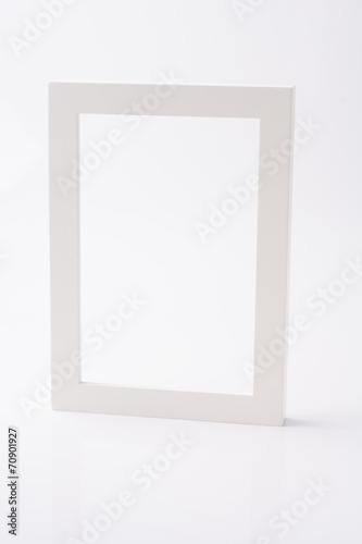 white frame on isolated