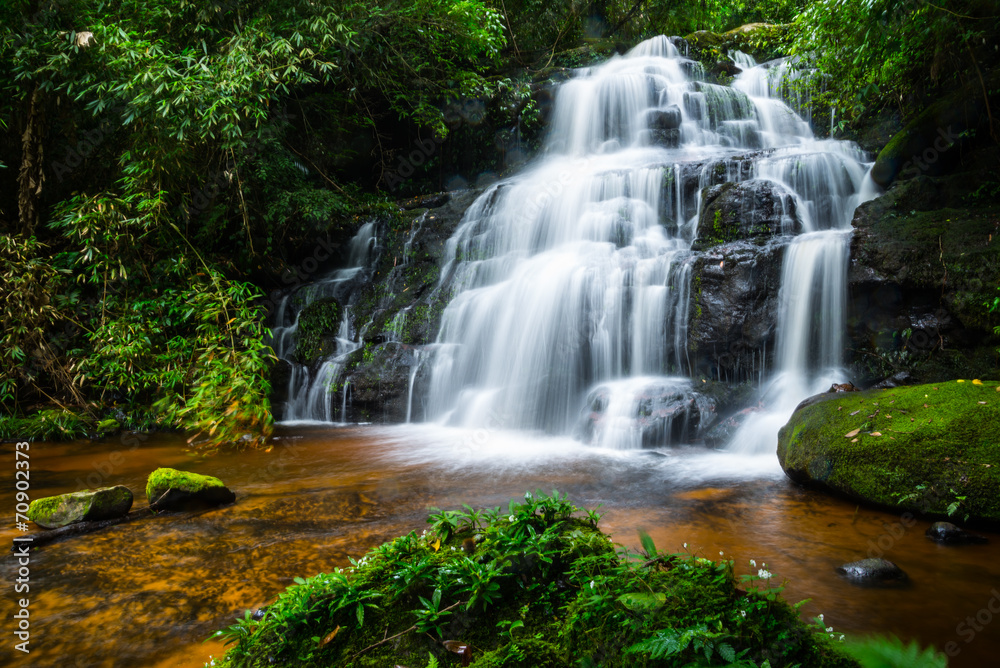 Fototapeta premium waterfall mandaeng thailand ,Man Daeng