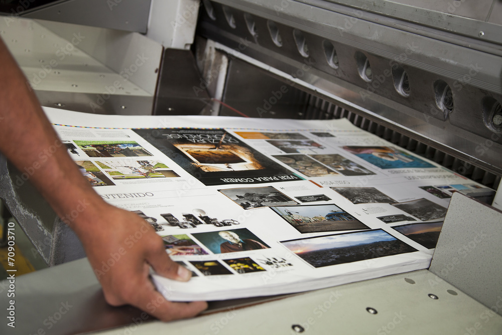 Printing processes - obrazy, fototapety, plakaty 