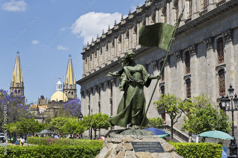 Obraz premium Tourist monuments of the city of Guadalajara