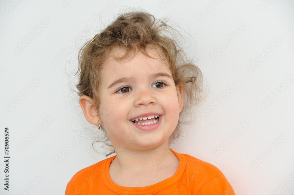 Portrait of a smiling young girl Portrait of a smiling young girl