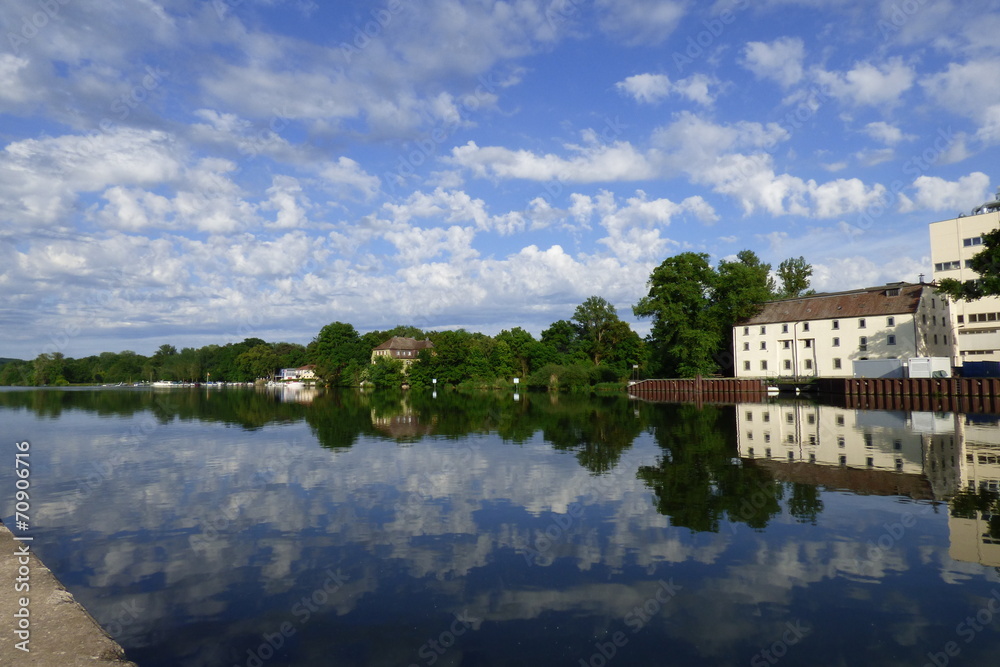 Fototapeta premium Main ,Schweinfurt Bayern, Germany