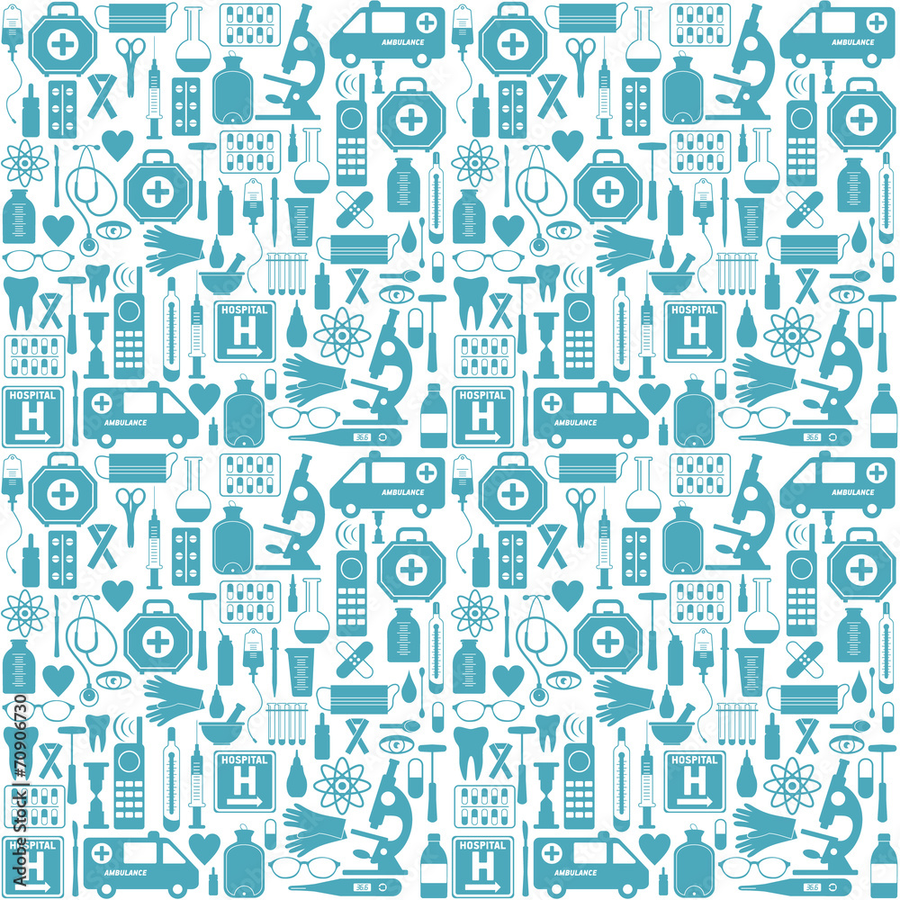 Medical icon background Medical icon background
