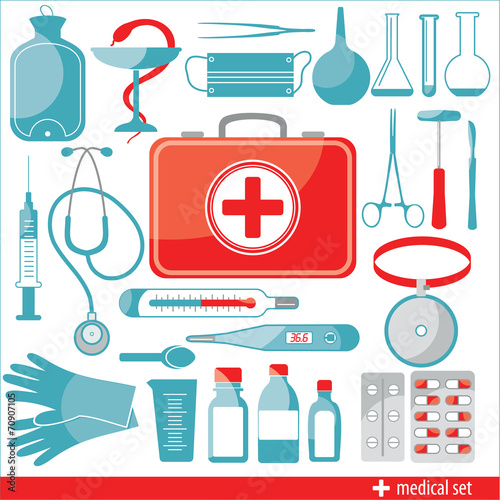 Medical icon background