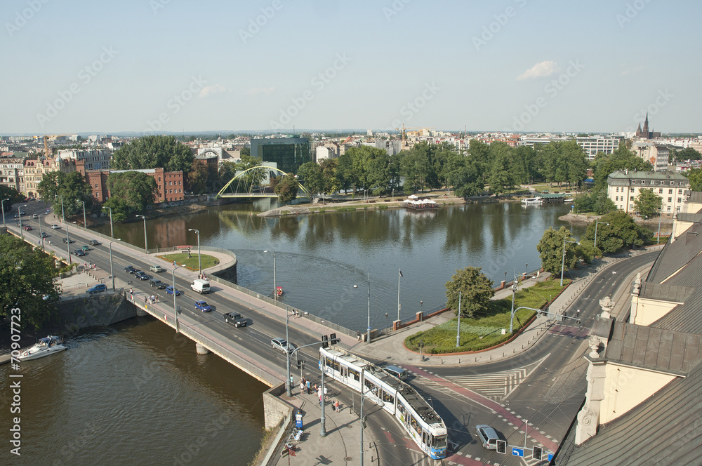 Fototapeta premium Panorama Wrocławia