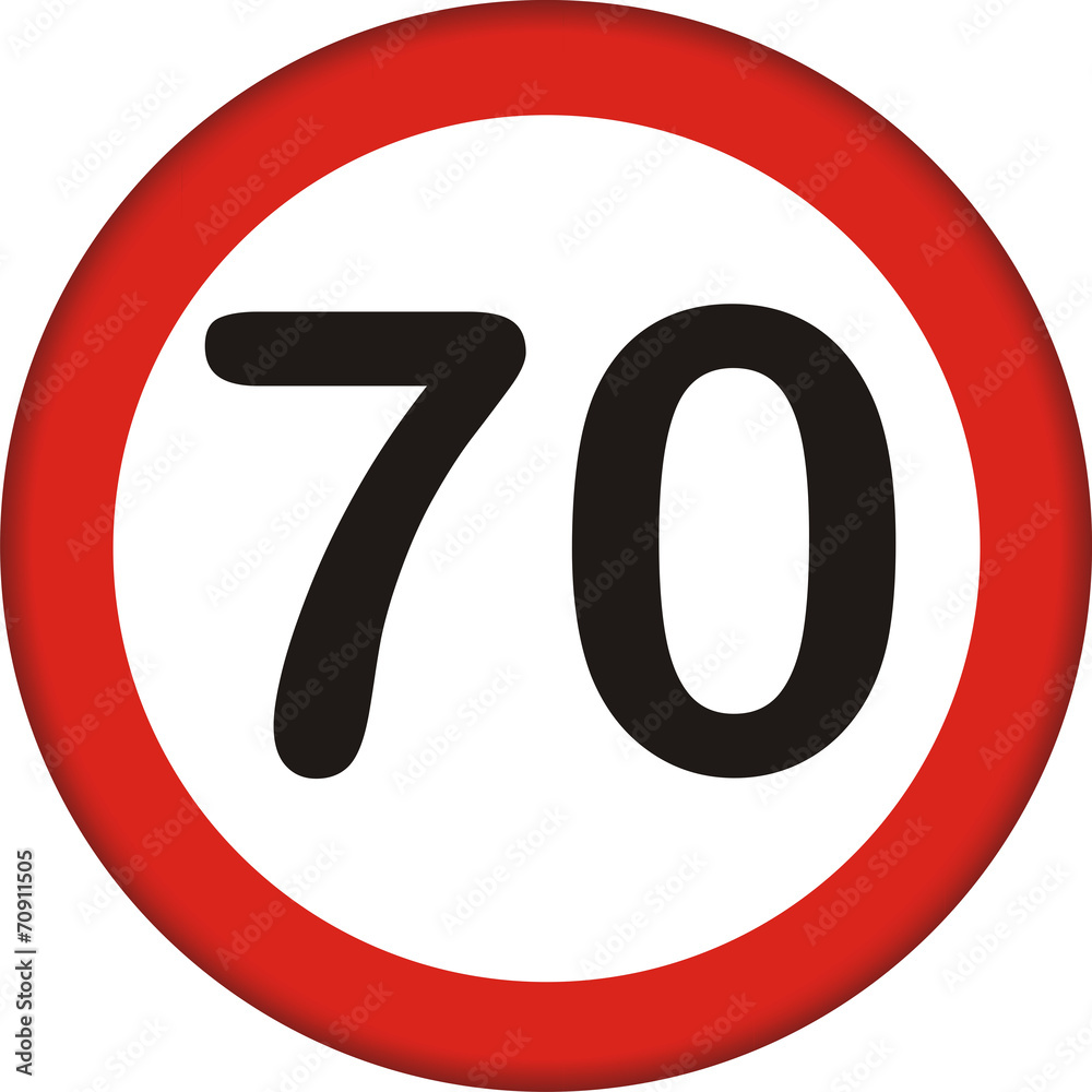 Verkehrszeichen, 70 Verkehrszeichen, 70