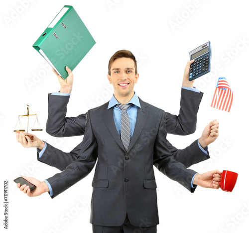 Portrait of young businessm...
