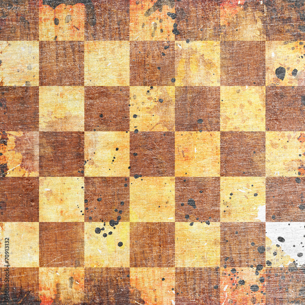 Grunge chess background Grunge chess background