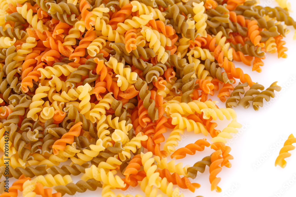 Fototapeta premium Colorful pasta