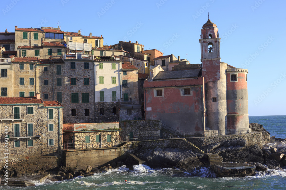 Church of San Giorgio - Tellaro Liguria Italy Church of San Giorgio - Tellaro Liguria Italy