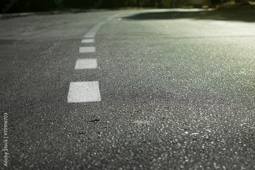 Fototapeta premium asphalt route