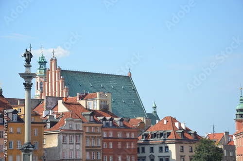 Place du Château Varsovie Pologne Sigismond 