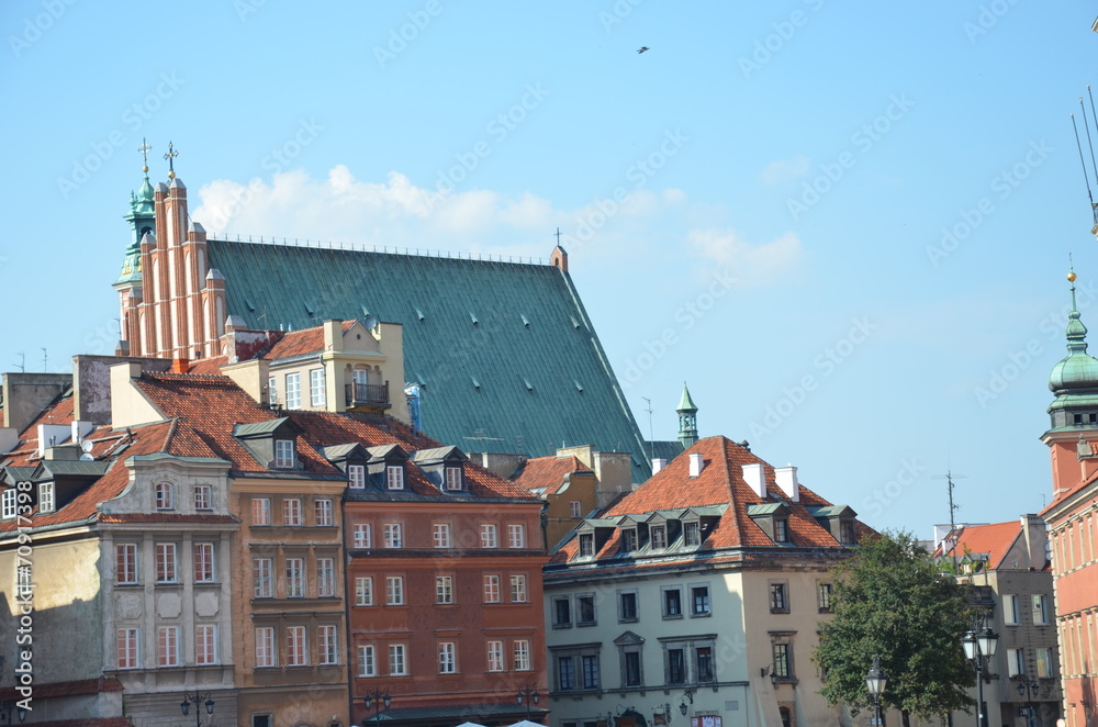 Maisons vieille ville de Varsovie Pologne Maisons vieille ville de Varsovie Pologne