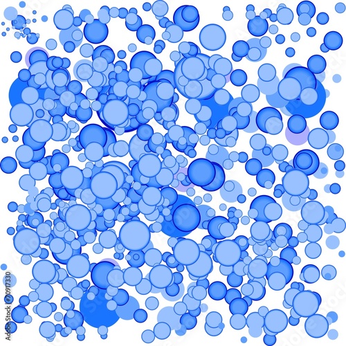 Background of blue confetti