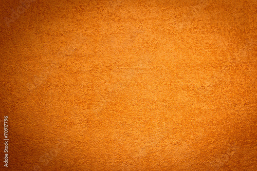 Canvas Print soft orange terrycloth