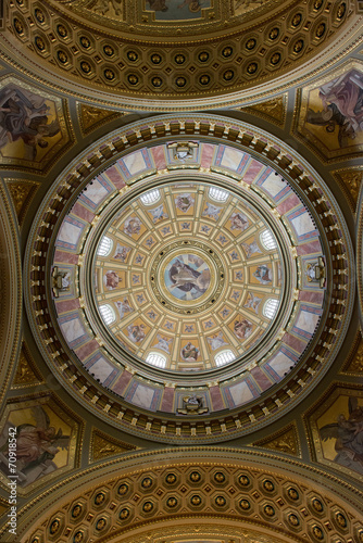 Inside the St Stephen's Basilica