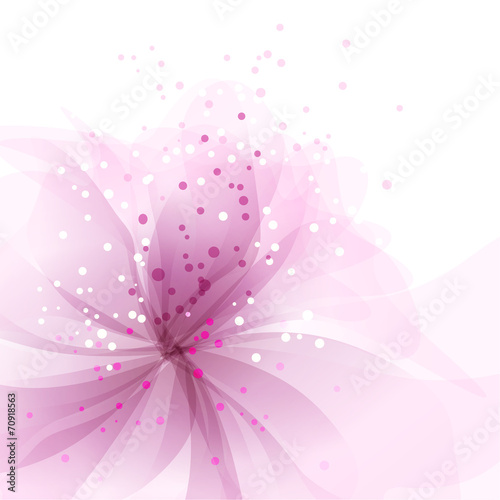 Vector background with pastel flowers
