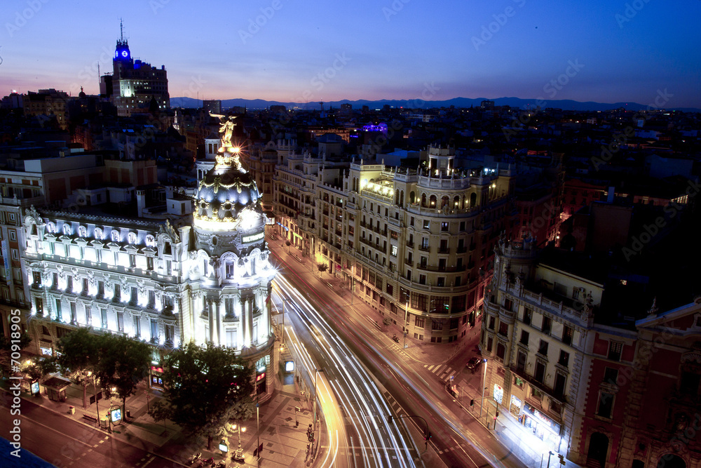 SUNSET IN MADRID
