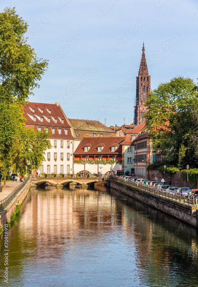 View of Strasbourg Cathedral in the 