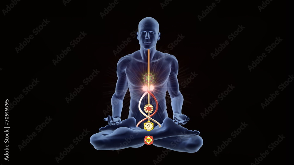 Yoga enlightenment with chackras