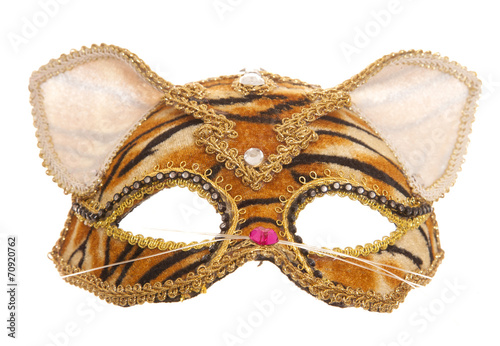 tiger masquerade party mask
