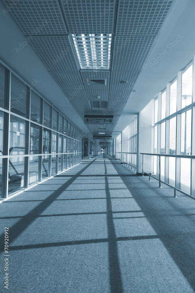 corridor of airport